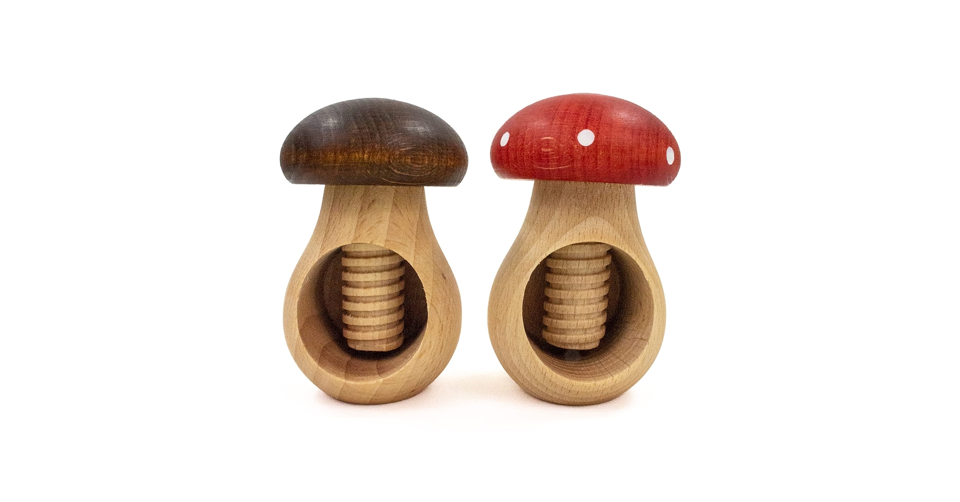 Amazon.com: “Mushroom & Toadstool” Wooden Nutcracker Set of
